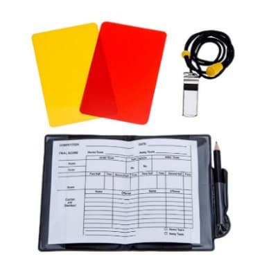 Football Referee Set