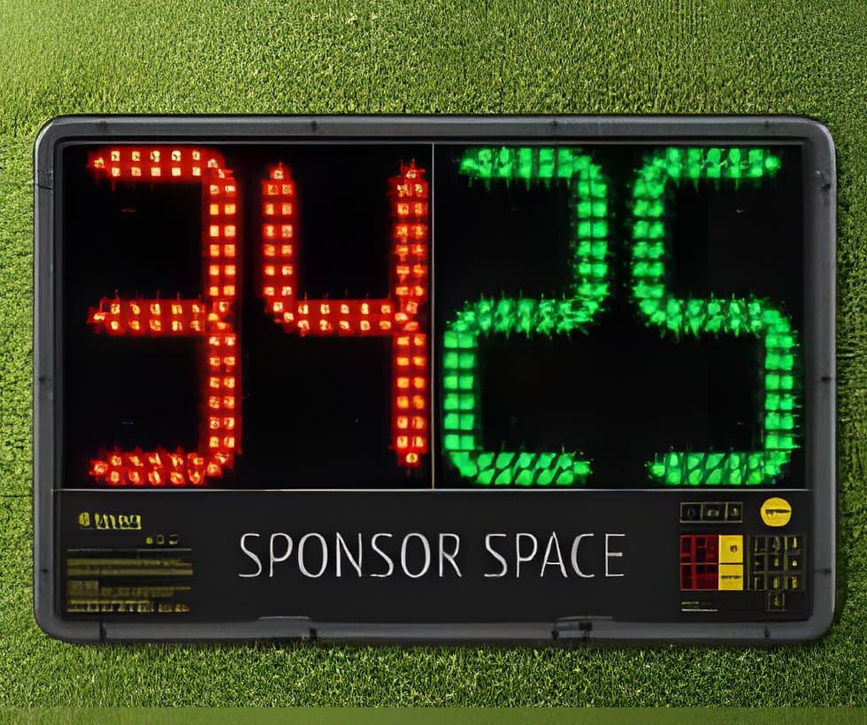 Substitute / Extra Time Electronic Board