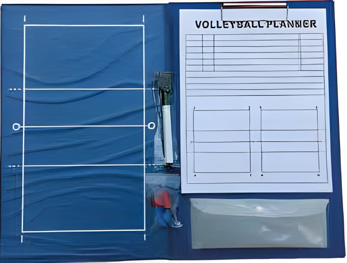 Volleyball Coach Tactical Folder